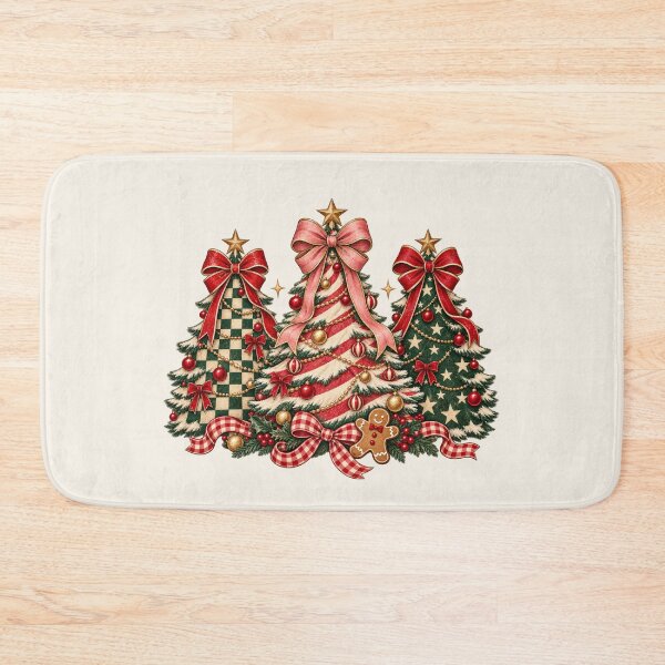 Item preview, Coquette Christmas Tree Bow Holiday Gift Vintage Festive Style designed and sold by Corvoria.