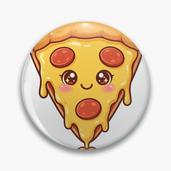 Item preview, Cute Pizza Slice Kawaii Funny Food designed and sold by The Oddball Supply Co..