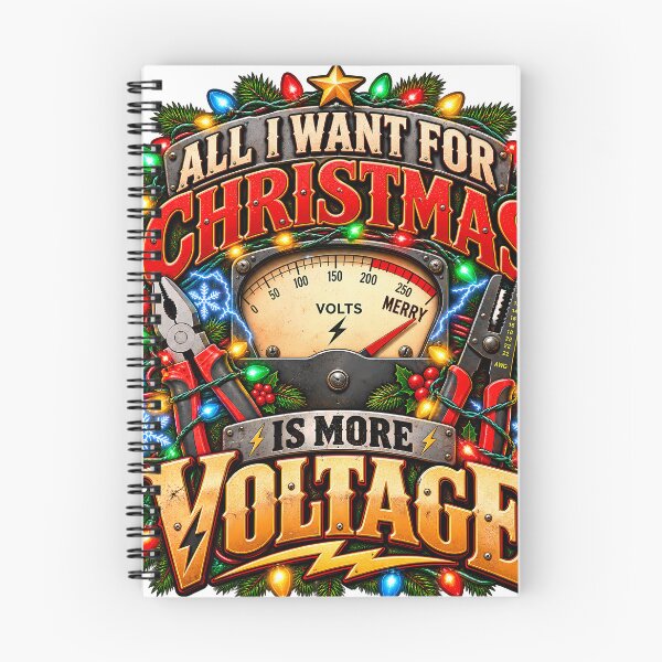 Item preview, All I Want For Christmas Is More Voltage Funny Electrician designed and sold by 198tees.