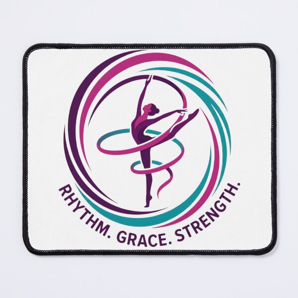 Item preview, Rhythm. Grace. Strength. Rhythmic Gymnast designed and sold by FlipGymnastics.