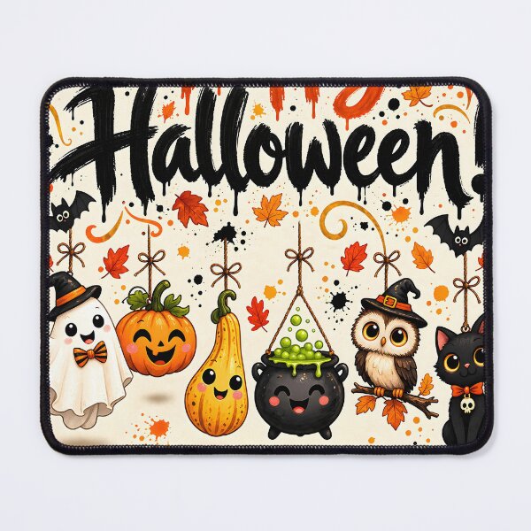 Item preview, Happy Halloween Brush Lettering Hanging Characters designed and sold by Pure Craft.