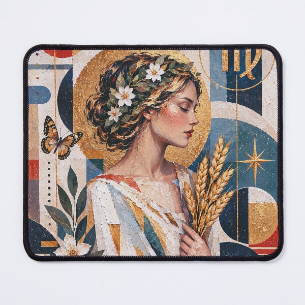 Item preview, Virgo Astrology Painting – Celestial Zodiac Maiden Art designed and sold by GalleryKauffeld.