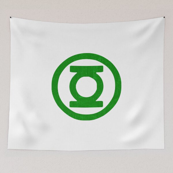 Item preview, Green Lantern Distressed Vintage Superhero Emblem Logo designed and sold by Pepeud.