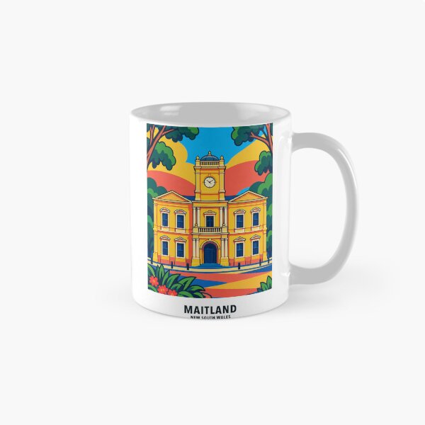 Item preview, Maitland Town Hall and High Street designed and sold by Print My Town.