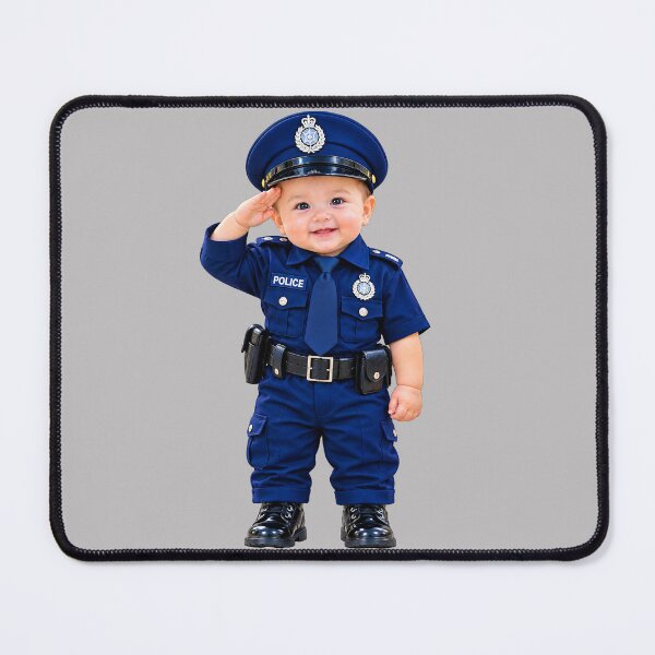 Item preview, Cute Baby Police Officer Saluting designed and sold by MagicCrystal.
