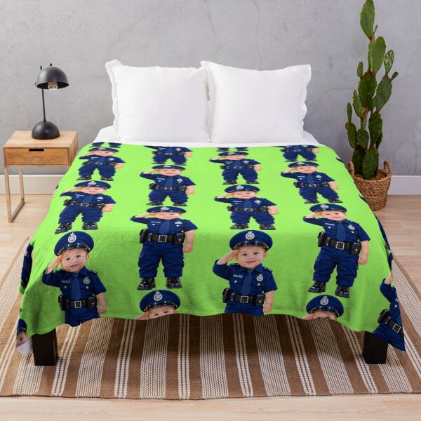 Item preview, Cute Baby Police Officer Saluting designed and sold by MagicCrystal.