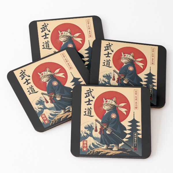Item preview, Bushido Samurai Cat designed and sold by obstinator.