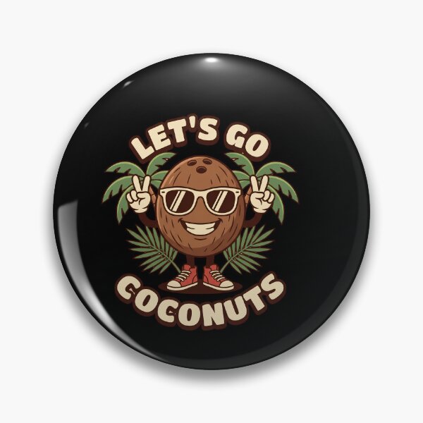 Item preview, Let's Go Coconuts Tropical Summer Vacation Beach Party Humor designed and sold by w66aboo.