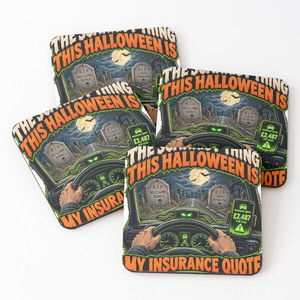 Item preview, Scariest Thing This Halloween Is My Insurance Quote designed and sold by ODDSHIFT STUDIO.