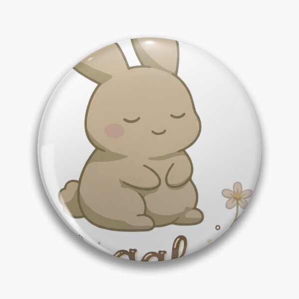 Item preview, Snuggle Up Cute Bunny with Daisy Hand Lettered Cozy Sticker designed and sold by FreshmanJ.