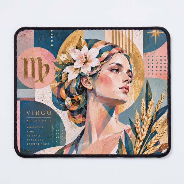 Item preview, Virgo Zodiac Painting – Celestial Maiden Astrology Art designed and sold by GalleryKauffeld.