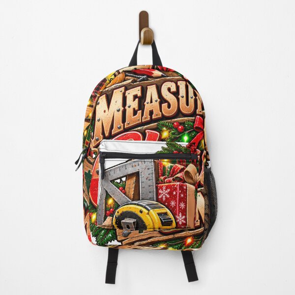 Item preview, Measure Twice Christmas Once Funny Carpenter Woodworker designed and sold by 198tees.