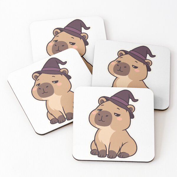 Item preview, Calm Capybara Witch Introvert Halloween Vibes designed and sold by OuqCreations.