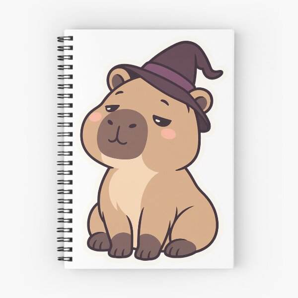 Item preview, Calm Capybara Witch Introvert Halloween Vibes designed and sold by OuqCreations.
