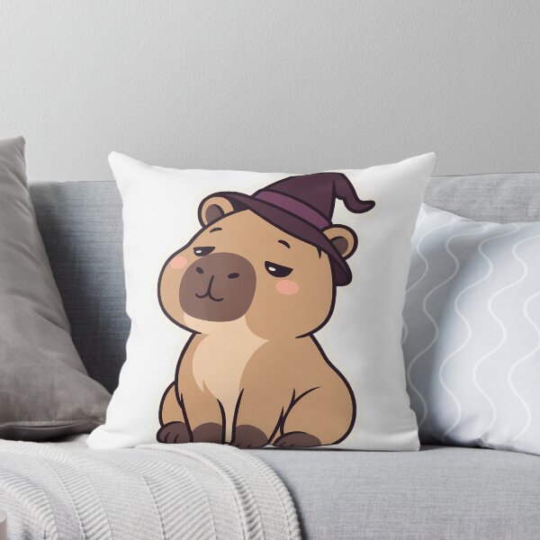 Item preview, Calm Capybara Witch Introvert Halloween Vibes designed and sold by OuqCreations.