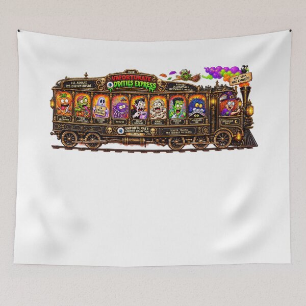 Item preview, Unfortunate Oddities Express  designed and sold by WheelieGdArt.