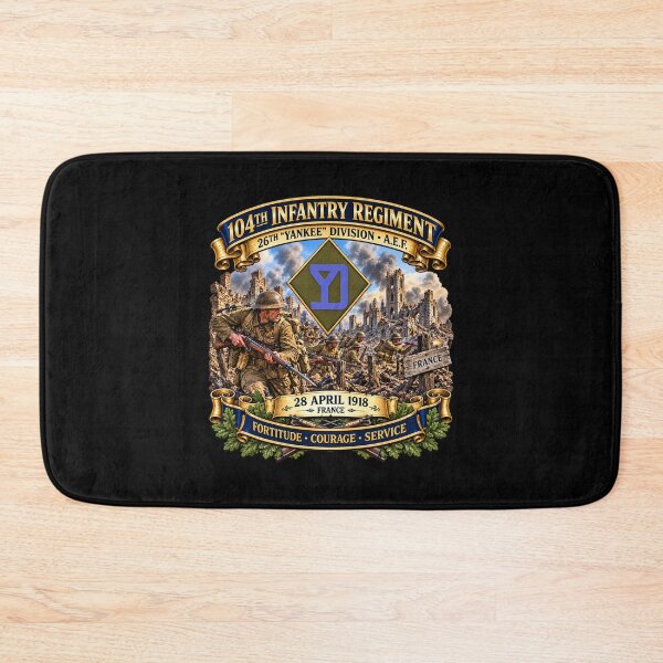 Item preview, Army - 104th Infantry Regiment - 26th Yankee Division - WWI - 28 April 1918, France - 3D - Enhanced designed and sold by Military Insignia Products.