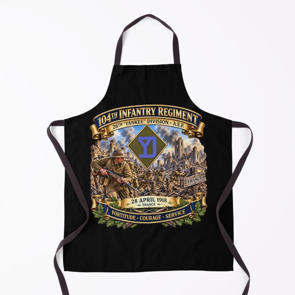 Item preview, Army - 104th Infantry Regiment - 26th Yankee Division - WWI - 28 April 1918, France - 3D - Enhanced designed and sold by Military Insignia Products.
