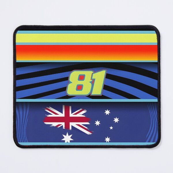 Item preview, Oscar Piastri 81 Australian Flag F1 Helmet Livery Graphic designed and sold by Pepeud.