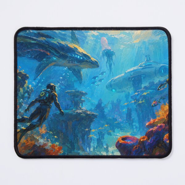 Item preview, Subnautica Inspired Oil Paint designed and sold by FeelTheDrawing.