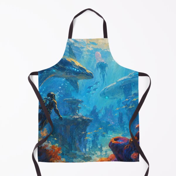 Item preview, Subnautica Inspired Oil Paint designed and sold by FeelTheDrawing.