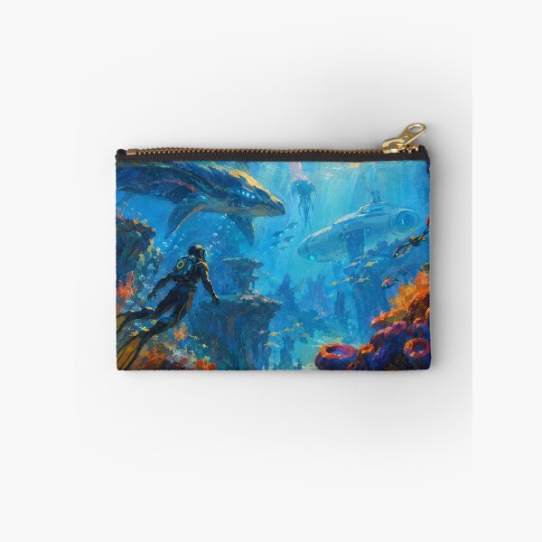 Item preview, Subnautica Inspired Oil Paint designed and sold by FeelTheDrawing.