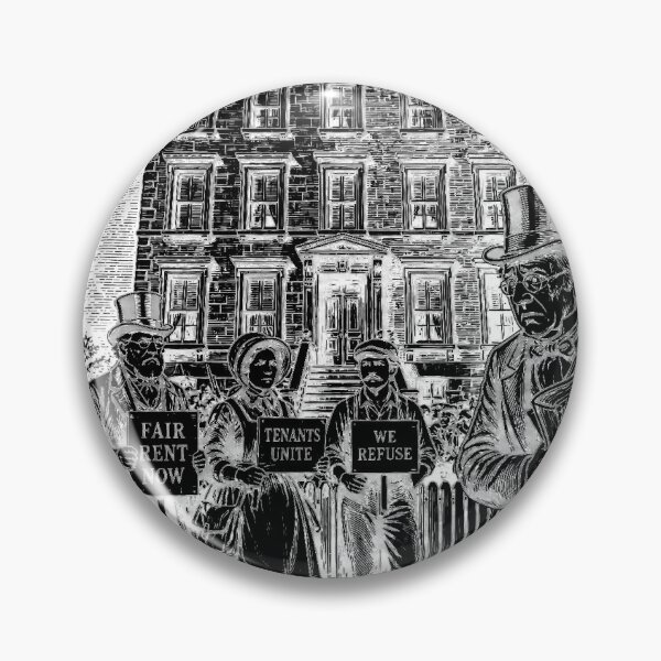 Item preview, Rent Strike - Vintage Old Money Engraving designed and sold by The Bull Brew.