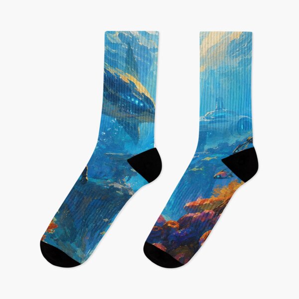 Item preview, Subnautica Inspired Oil Paint designed and sold by FeelTheDrawing.