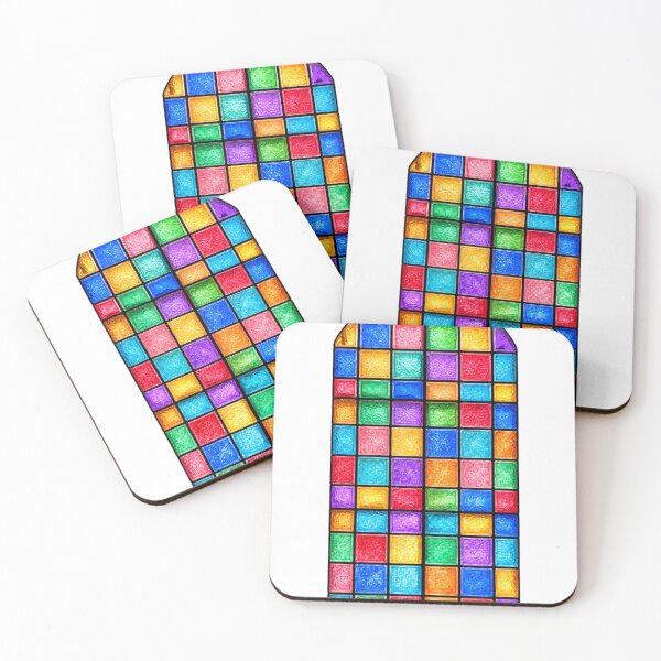 Item preview, Jewel-Toned Glass Mosaic — Colorful Arched Window designed and sold by Kimberly Palmer.