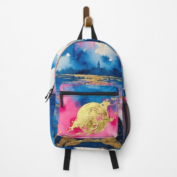 Item preview, Sunset at Chascomús Lagoon in Watercolor - Argentine Landscapes designed and sold by Esencia Argentina.