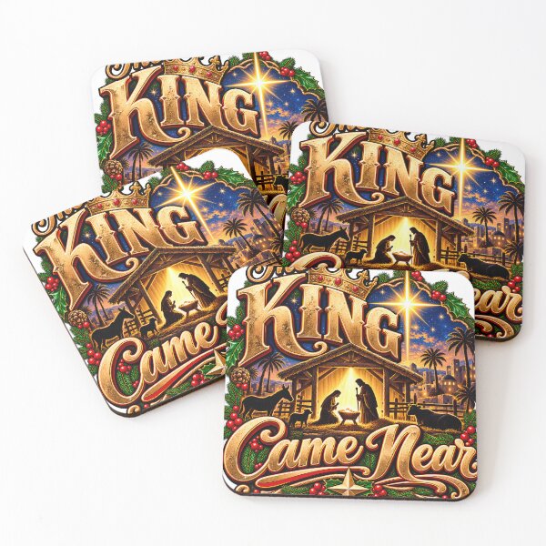 Item preview, The King Came Near Nativity Crown Christian Christmas designed and sold by 198tees.