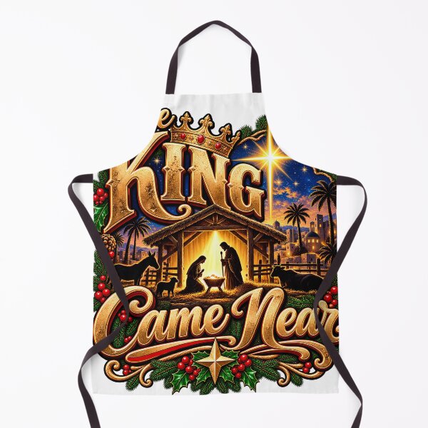 Item preview, The King Came Near Nativity Crown Christian Christmas designed and sold by 198tees.