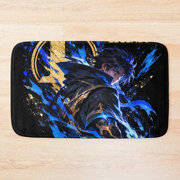 Item preview, League of Legends — Blue & Gold Warrior Gaming Art designed and sold by NBT-NOVA.