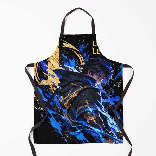 Item preview, League of Legends — Blue & Gold Warrior Gaming Art designed and sold by NBT-NOVA.