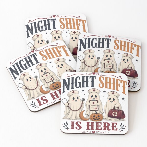 Item preview, Night Shift Is Here Spooky Hospital Nurse designed and sold by LiviuGligoros.