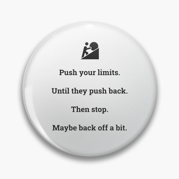 Item preview, Push your limits... (Dark Print) designed and sold by Winston Cat.