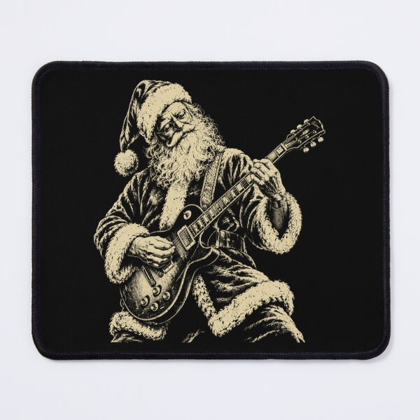 Item preview, Rockin Around The Christmas Tree Santa Playing Electric Guitar designed and sold by watanabeee.