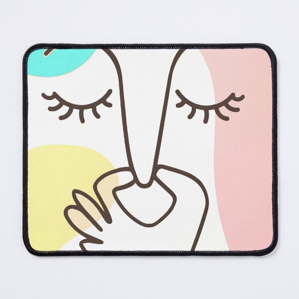 Item preview, Funny Abstract Bathroom Minimalist Line Art Face Pinching Nose Poster designed and sold by FaizArtShop.