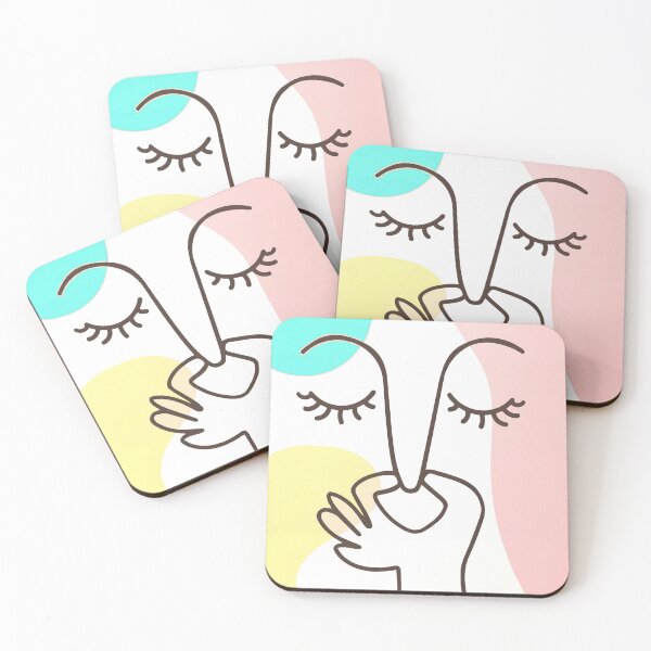 Item preview, Funny Abstract Bathroom Minimalist Line Art Face Pinching Nose Poster designed and sold by FaizArtShop.