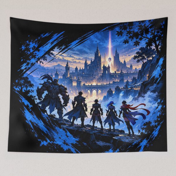 Item preview, League of Legends — Blue & Gold Warrior Gaming Art designed and sold by NBT-NOVA.