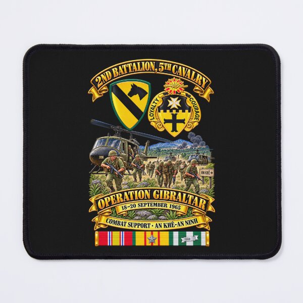 Item preview, Army - 2nd Battalion, 5th Cavalry -1st Cav Div - Operation Gibraltar - 18-20 Sept 1965 - Vietnam w VN SVC - 3D - Enhanced designed and sold by Military Insignia Products.
