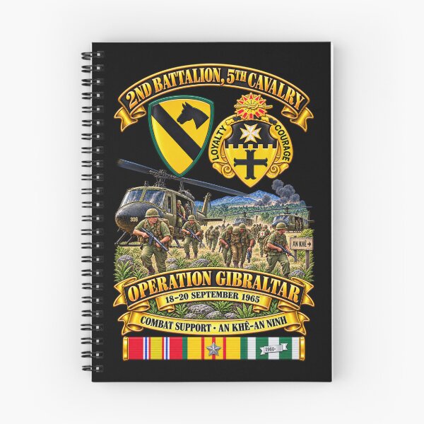 Item preview, Army - 2nd Battalion, 5th Cavalry -1st Cav Div - Operation Gibraltar - 18-20 Sept 1965 - Vietnam w VN SVC - 3D - Enhanced designed and sold by Military Insignia Products.