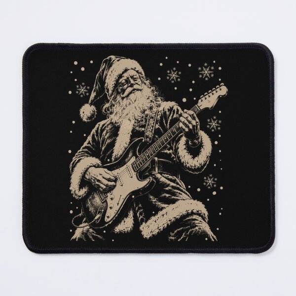 Item preview, Rockin Around The Christmas Tree Santa Playing Electric Guitar designed and sold by watanabeee.