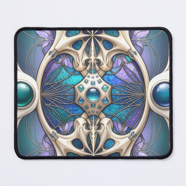 Item preview, Art Nouveau Stained Glass Card Design designed and sold by Frackxion.