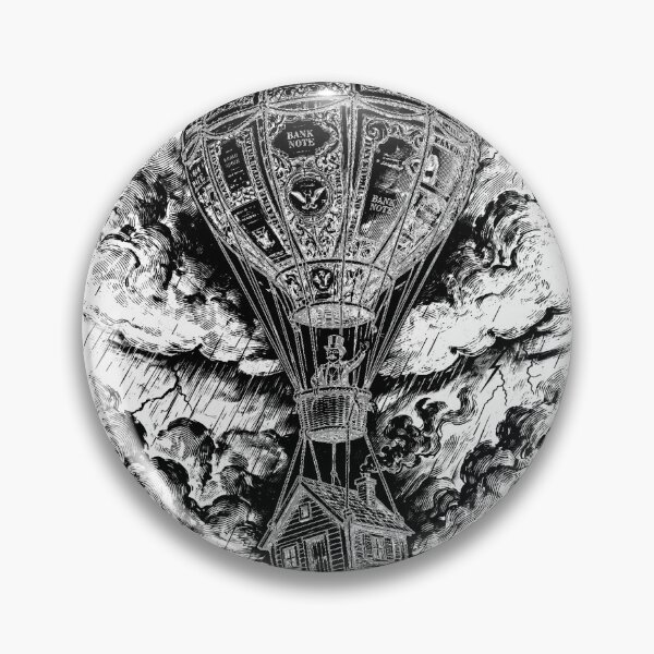 Item preview, Balloon Payment - Vintage Old Money Engraving designed and sold by The Bull Brew.