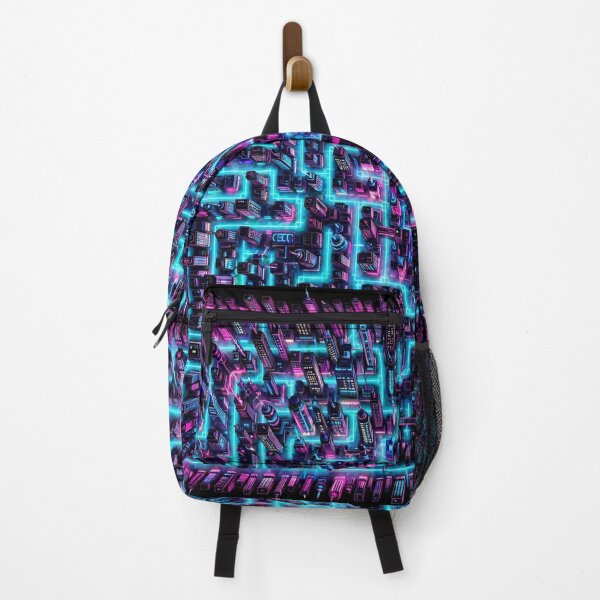 Item preview, Neon City Maze Labyrinth Cyberpunk designed and sold by Robert Lucio.