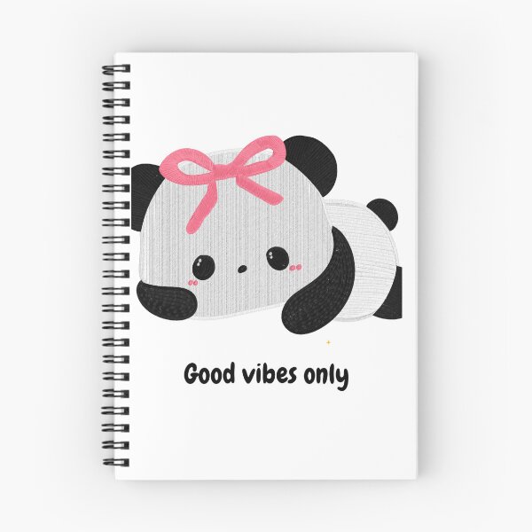 Item preview, Cute Bow Panda Good Vibes Only Coquette Kawaii Art designed and sold by BaddiewithBuzz.