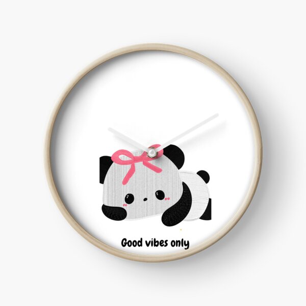 Item preview, Cute Bow Panda Good Vibes Only Coquette Kawaii Art designed and sold by BaddiewithBuzz.