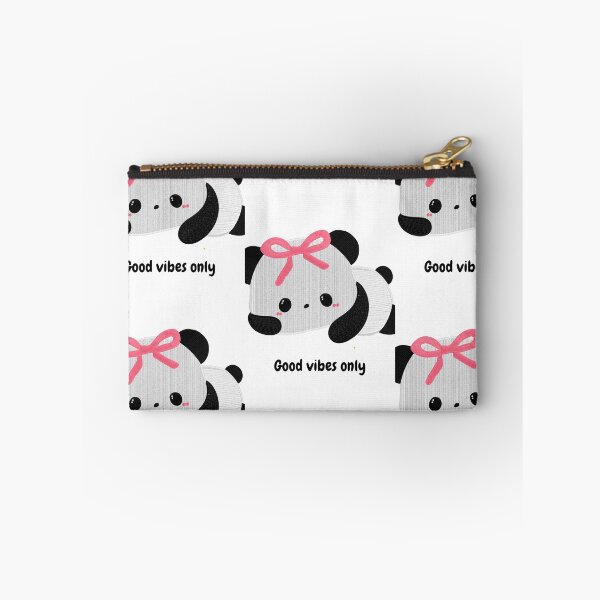 Item preview, Cute Bow Panda Good Vibes Only Coquette Kawaii Art designed and sold by BaddiewithBuzz.