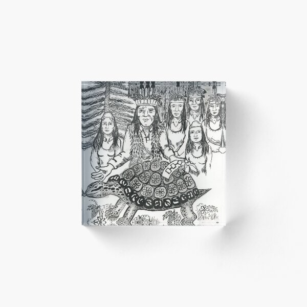 Peacemaker comes to the Turtle Clan Acrylic Block